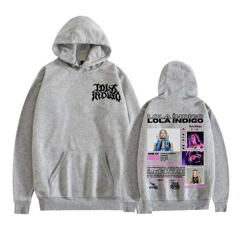 Lola Singer Indigo 2025 Tour Graphic Hoodies Men Women Clothing Fashion Aesthetic Sweatshirts Hip Hop Punk Casual Comfort Hoodie