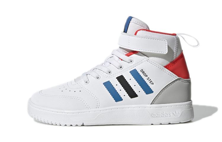 Adidas Originals Drop Step 360 C Удобные Высокие Детские Скейтбордические Кроссовки Белые Детские H05618 28