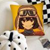 Anime The Magnificent Kotobuki Pillow Case Fashion Square Pillowcase Bedroom Sofa Room Ins Decoration Leisure