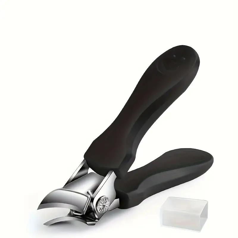 Large Opening Nail Clipper Anti Splash Thick Toe Nail Ergonomic Easy-Grip, Particularly Suitable for Ingrown Nail, Waterproof
