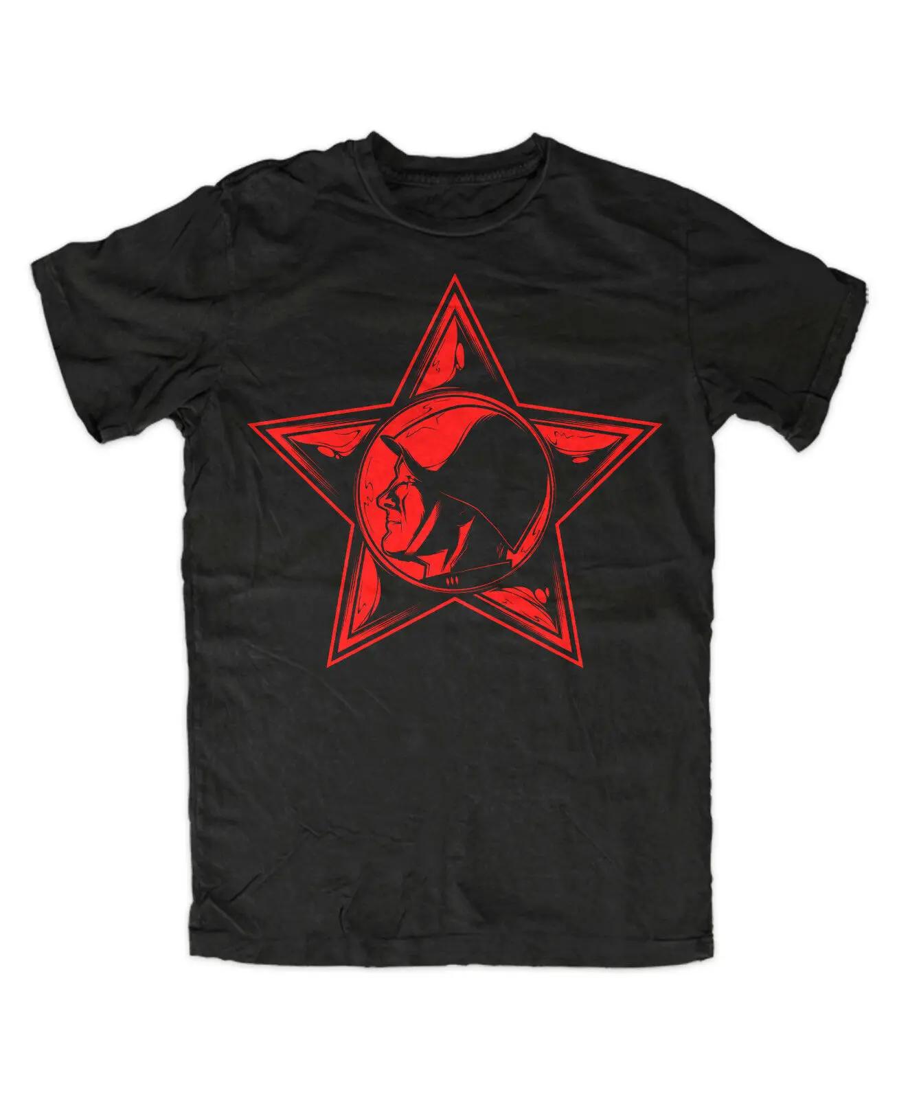 

USSR Russia Army, Retro Red Star Eastern Bloc Front Soldier T-Shirt. Summer Cotton Short Sleeve O-Neck Mens T Shirt New S-3XL... S разноцветный