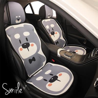 Coussin de siège de voiture dessin animé Schnauzer pour BYD Seagull, Dolphin, Seal 05