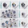 Single Hole Pumpkin Handle Multiple Colors Furniture Knob Durable Vintage Door Handle  Drawer