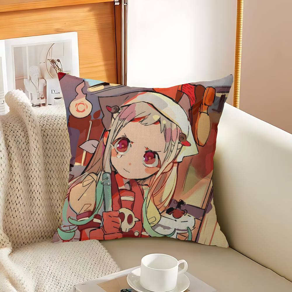 Anime Toilet B-Bound H-Hanako Kun Pillow Cushion Cover Pillowcase Living Room Sofa Home Decor