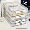 Transparent Plastic Document Storage and Organization Box