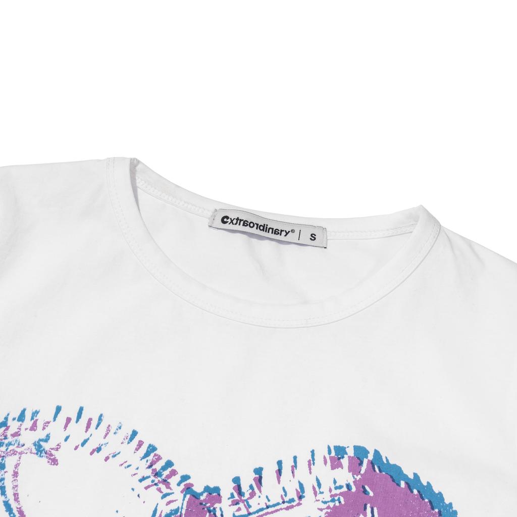 EXTRAORDINARY Women Bustier Tee Off White