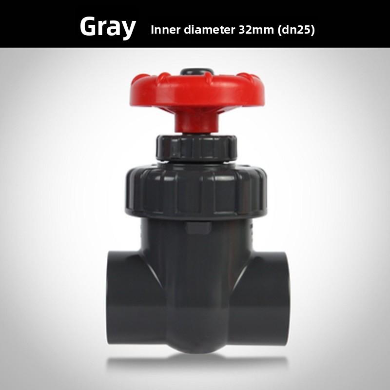 20/25/32/40/50/63mm Hi-quality UPVC Gate Valve Garden Irrigation Aquarium Accessories Precision Flow Control PVC Sluice Valve