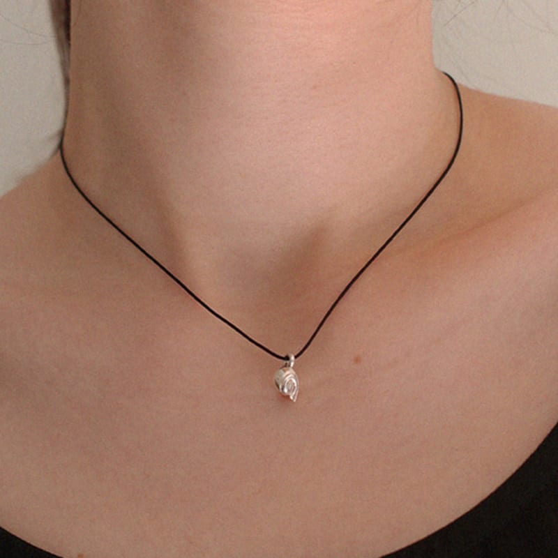 clemence jewelry Arobase Rope Necklace