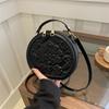 Fashion Women'S Bag Pressure Shell Portable Small Round Bag Niche Versatile Shoulder Bag Foreign Style Messenger Bag