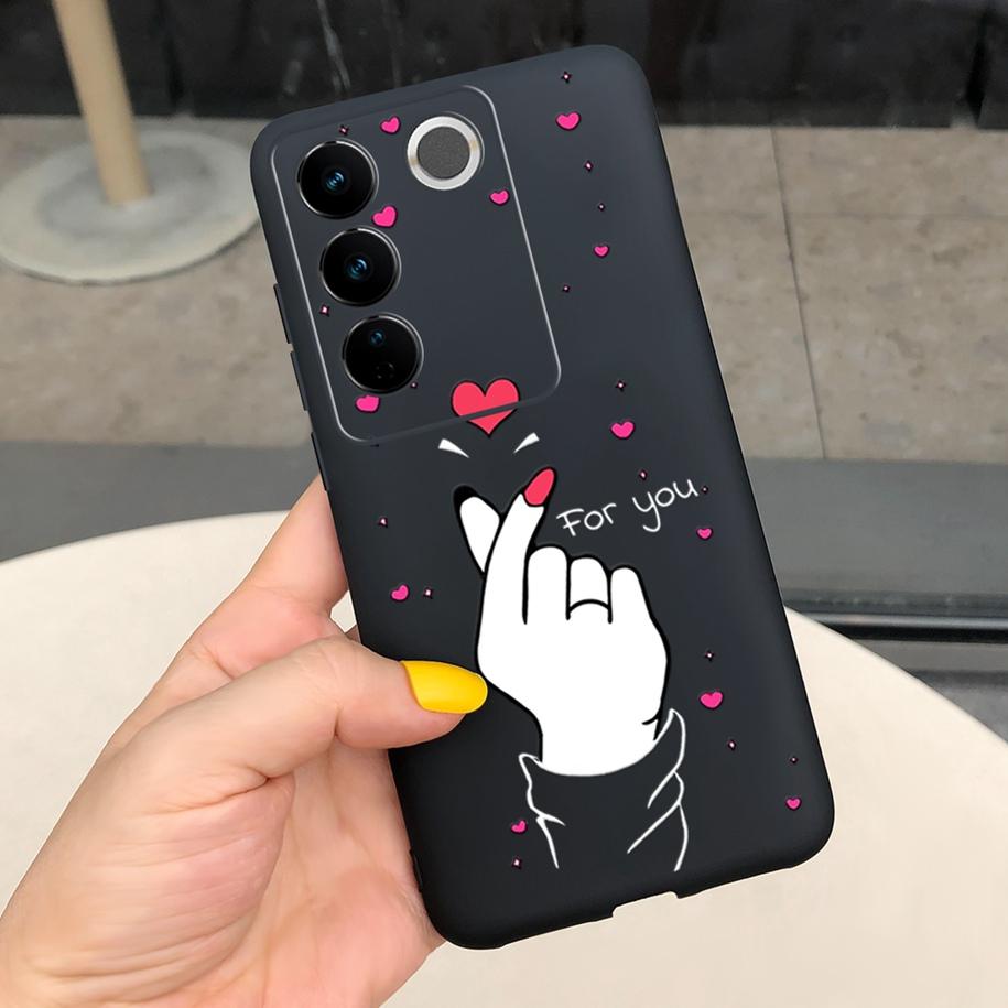 For Vivo V27 Pro Case Vivo V27e Back Cover Fashion Candy Color Painted Funda For Vivo V27 5G V 27e V27Pro V2237 V2230 Soft Shell