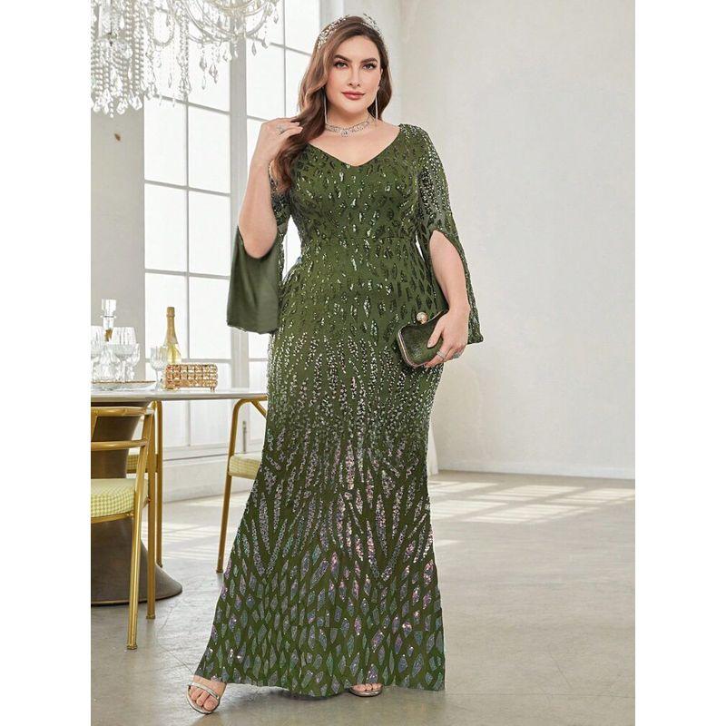Plus Size Evening Party Dress Sexy Long Dress Maxi Plus Size Dress
