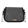 New Autumn Rhinestone Bag Crossbody Small Square Bag Trendy Casual and Fashionable One-shoulder Armpit Bag Women's Bag