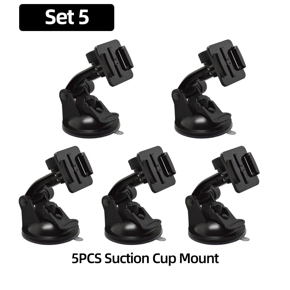 Car Suction Cup Holder Car Mount For GoPro Hero 13 12 11 10 9 8 Insta360 SJCAM SJ4000 AKASO DJI OSMO Action Camera Accessories