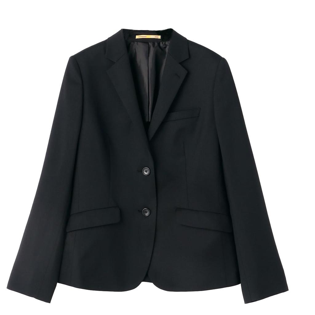ORIHICA Washable Suit Perfect for Job All Solid SS Jacket, Classic, Hunting, Seasons, Year-Round, Black, Women's (9231650)