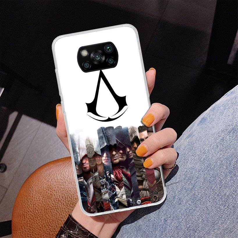 

Чехол для телефона A-Assassins Game Creed для Xiaomi Poco X5 X6 X7 Pro X4 Gt F7 Ultra M8 M7 Redmi 15C 15 13C 13 12C 12 Уникальная обложка Coqu Redmi 15 5G