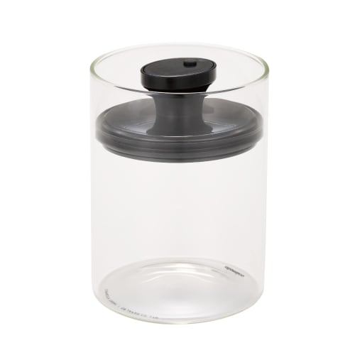 CB Japan Heat-Resistant Glass Canister, 600ml, Medium Size, Removes Excess Air for Storage