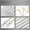 [Buzz Selection] Wallet Chain Chain Belt Key Ring Simple Fashionable Men's Ladies AC170(A6)
