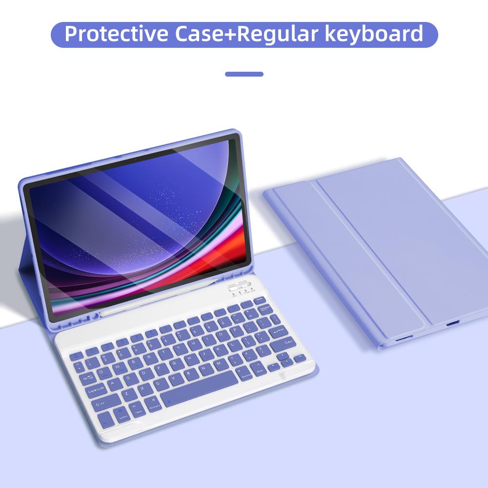 Keyboard Case for Samsung Galaxy Tab S10 Lite 10.9 Inch SM-X400 X406B Bluetooth Keyboard Cover for Tab S10 Lite Case Funda