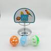 Parrot Basketball Hoop Interactive Intelligence Toy Skill Training Prop Metal Basketball Stand for Cockatiel Monk Peony Parrot
