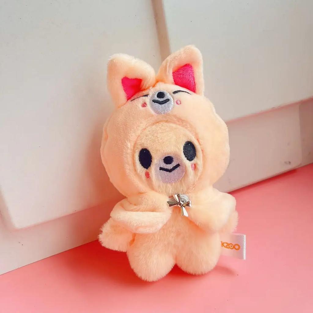 Detachable Cape Plush Doll Keychain Kids Keychain K-POP Wolfchan Leebit Children's Toy Fan Gift Decoration Pendant