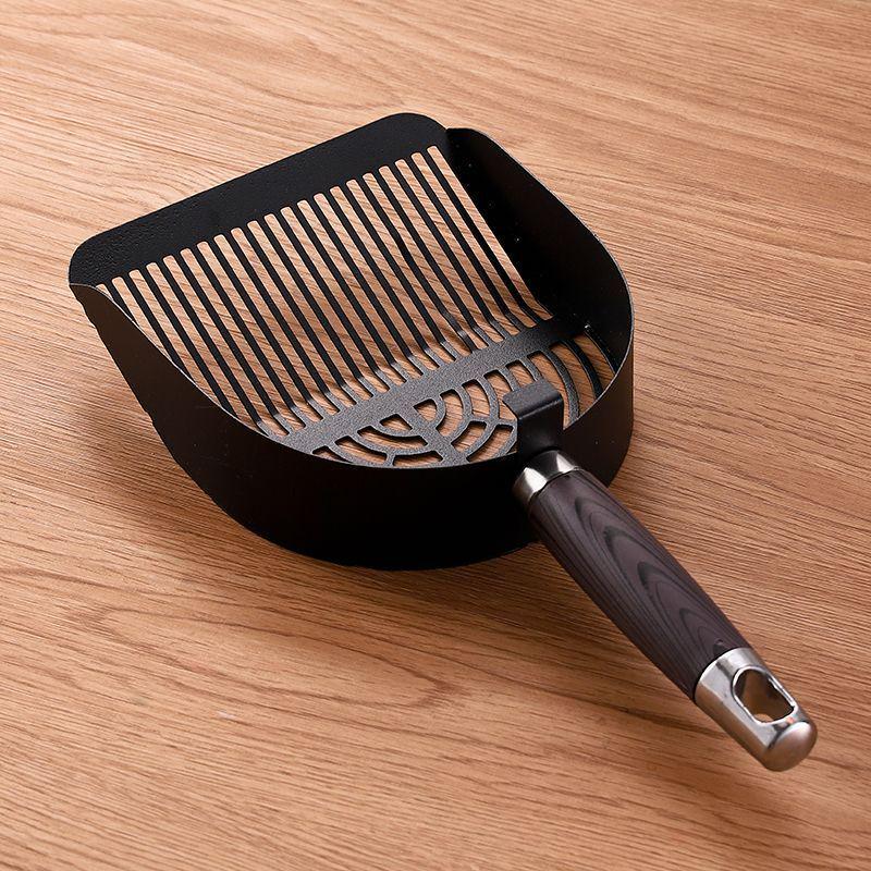 Deluxe Stainless Steel Cat Litter Scoop for Tofu and Mineral Litter - Fine Hole Design