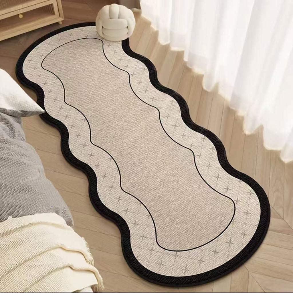 Bedroom Bedside Blanket Light Luxury Crystal Velvet Carpet DirtResistant And Easy To Take Care Of NonSlip Floor Mat Household Absorbent QuickDrying