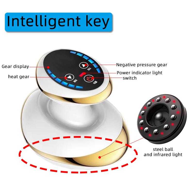 Electric Vacuum Cupping Massager Anti Cellulite Therapy Wireless Guasha Scraping Fat Burner Slimming Suction Cups