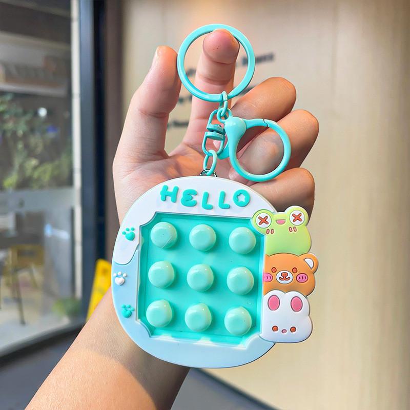 Colorful Animal Squeeze Toy Keychains Silicone For Stress Relief And Gifts