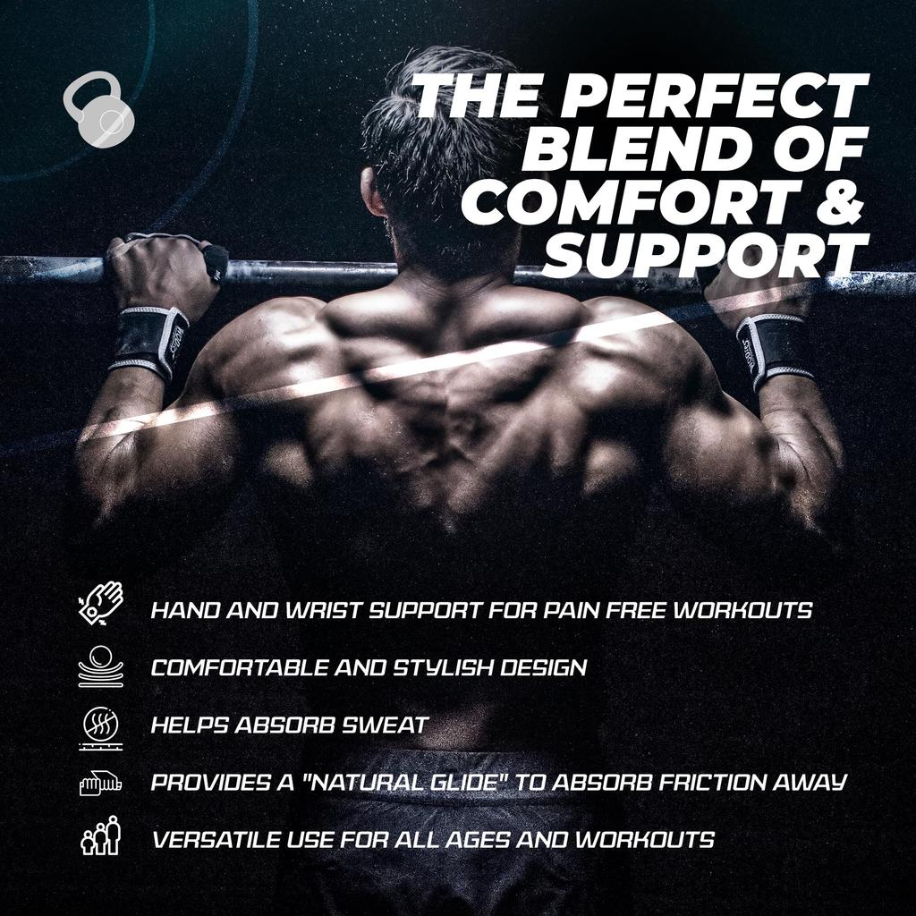 JerkFit WODies Crossfit Wrist Wraps and Palm Protectors Small Black Gloves,