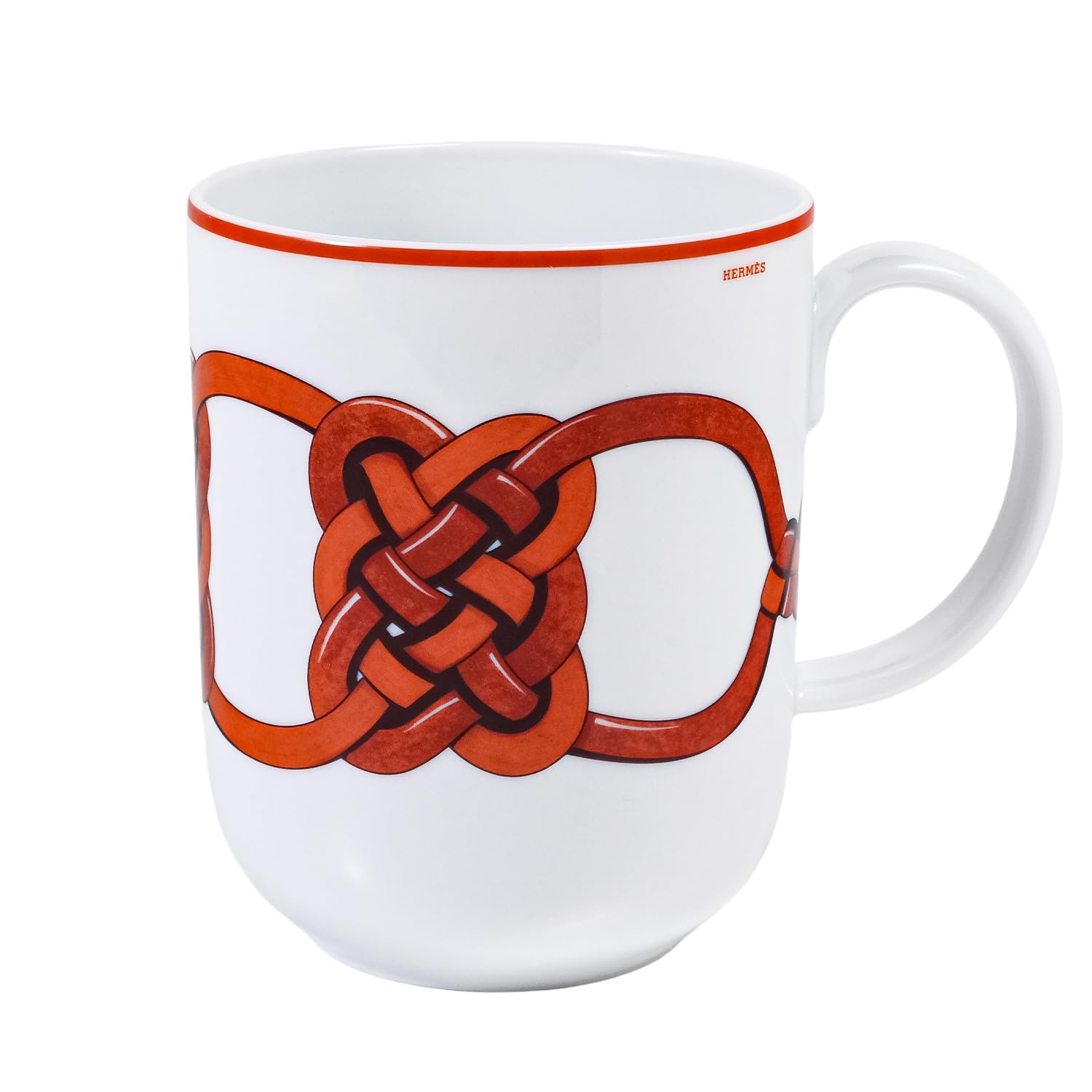 

1 Tressages Horse Harness Hermès No. Mug, 300ml, Questres, Ornament, 57031P, 057031P, Western-style Tableware, High-Quality [Used]