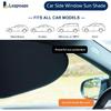 2-Pack Car Side Window Sun Shade | Black Gel Electrostatic UV Protection Sunshade | Universal Fit 99% Vehicles | Foldable Car Shades
