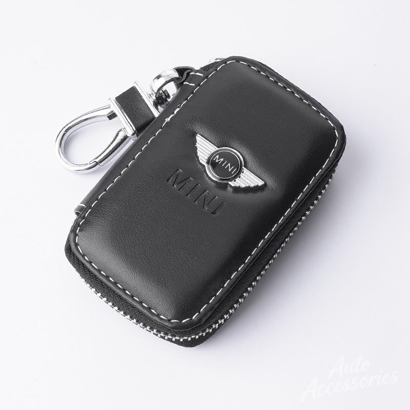 Leather Car Badge Key Bag Keychain Storage Pendant For BMW M Sport 1 3 5 7 Series X1 X2 X3 X4 X5 X6 X7 Keyring Auto Accessories HYU9