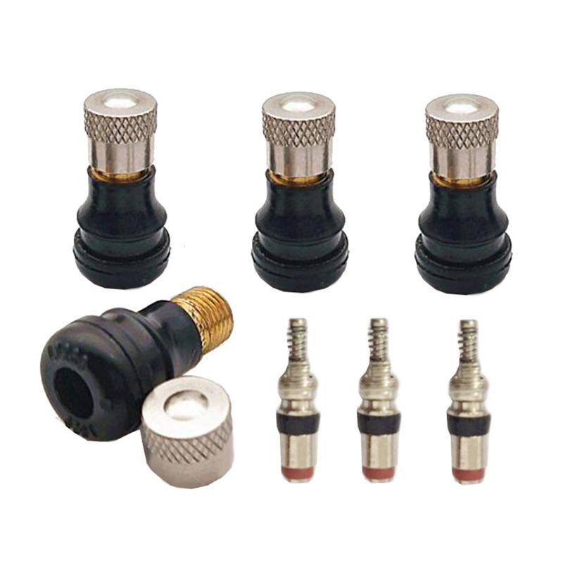 2Pcs Electric Balance Car Electric-bike Scooter Wheel Tubeless Tire for Valve Nozzle Adapter Easy to Install
