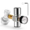 Mini Ontwerp Stikstof Drukmeter 3/8UNF Schroefdraad Gas Bandmeter Koffie Apparatuur