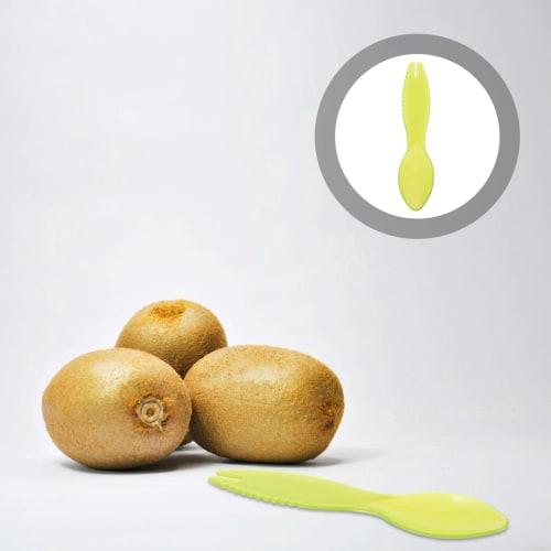 Luxshiny 20pcs Kiwi Fruit Spoons, Plastic Kiwi Knives, Avocado Slicers, Avocado Cutter, Fruit Cutter, Peeler Spoons, Kiwi Scoops for Home, Kitchen, an