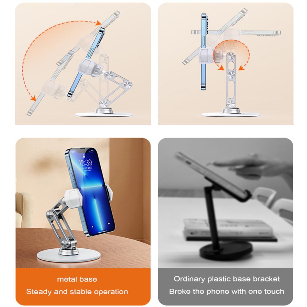 Phone Holder 360 Rotatable Adjustable Foldable Portable Holders for IPhone 15 14 13 Samsung Xiaomi Huawei Mobile Phones Support