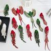 Christmas Hummingbird Ornament with Clip - Sticky Powder Small Bird Wings Decoration