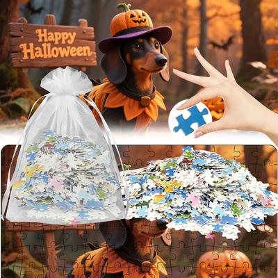 Cute Photos Of Halloween Puzzles, Puzzles, Family Education Games, Family Decoration Paintings.