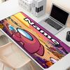 Custom Name Personalized Among Us Pattern Mousepad, Laptop PC Desk Mat, Decorative Desk Mat for Home Keyboard Pad Gift