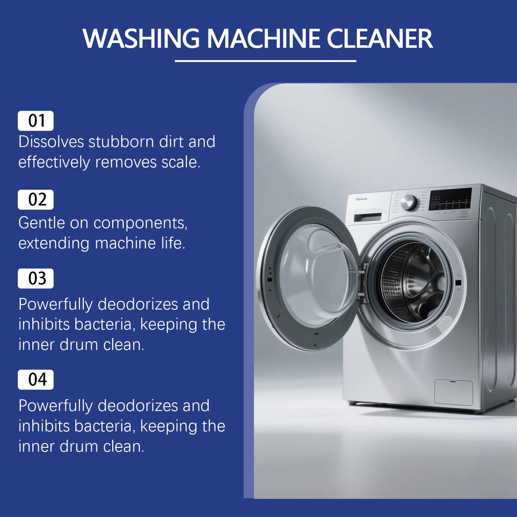Washing Machine Descaling And Cleaning Tablets Are Suitable For Clean Drum Washing Machines.