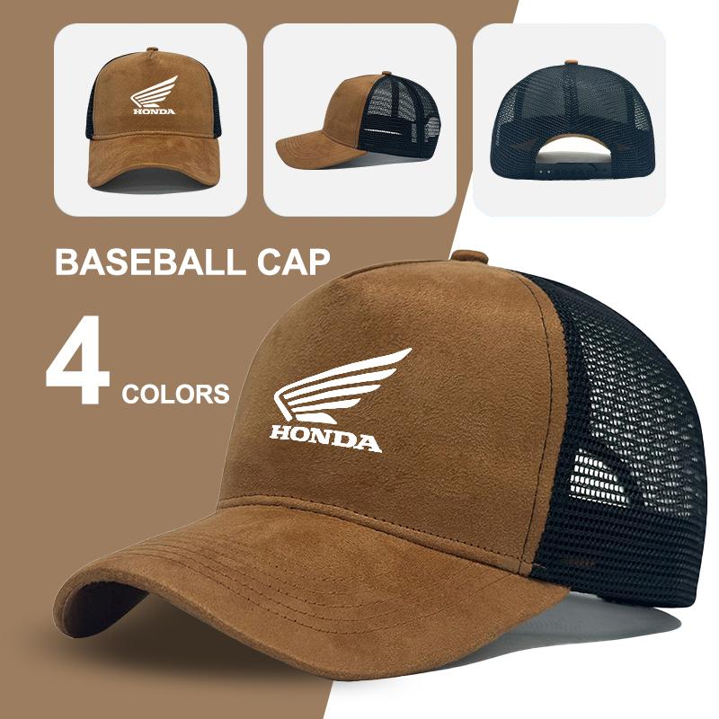 AAAKU1 Motorcycle Car Casual Sunscreen Hat Breathable Baseball Cap For Honda CBR 125R 954 600 650F 650R 1100XX 1000F CBR 600RR 1000RR
