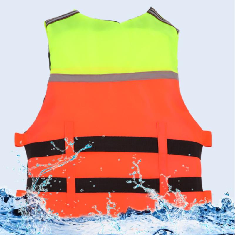 Nylon Oxford Cloth Swimming Life Jacket Water Sports Safety Vests For Adult Kid Kayaking Boat Outdoor Swim Safety Cloth