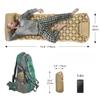 1pc Automatic Inflation Camping Footrest - Outdoor Diamond TPU Mattress/Pillow Portable for Tent Sleeping Pad & Camping Use