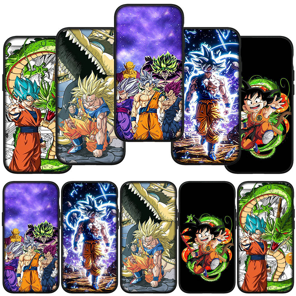 Phone Case for Samsung Galaxy S25 S23 S24 Ultra FE Plus A05 A06 A15 A16 A36 A37 A35 A54 A55 A56 A57 A25 A26 A53 A17 Funda Dragon Son Gokus Ball Super