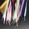 Silk Shoe Laces Satin Ribbon Flat Shoelaces Women Sneakers Shoelace Boots Laces for Shoes Women Men 1CM Width Shoe Lace 1Pair