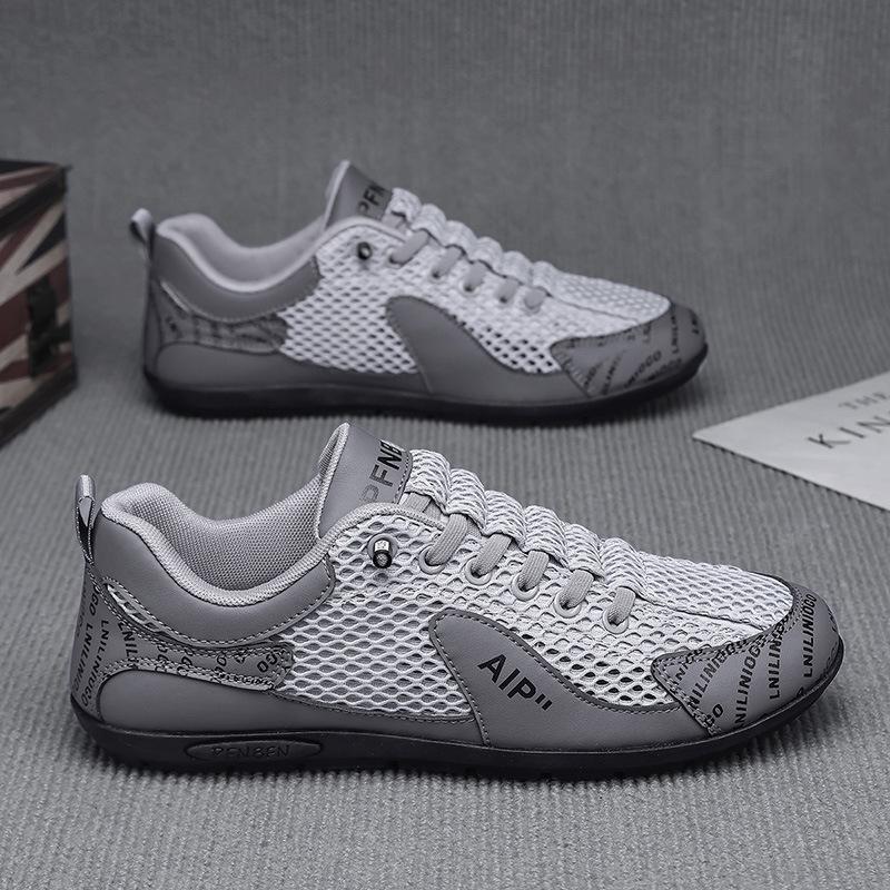 Neue Herren-Laufschuhe mit großem Mesh, atmungsaktiv, lässig, vielseitig, mit weicher Sohle, Sportschuhe für Herren, Forrest Gump Schuhe