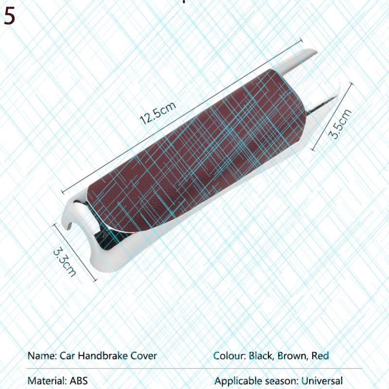TRE22 Carbon Fiber Car Handbrake Protective Cover For BMW M X1 X3 X5 X6 M3 M4 E34 F10 F11 F15 F16 F20 F25 F30 F31 F34 E87 Car Stickers