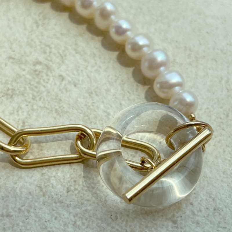 APIOH PEARL GLASS BRACELET