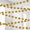 Garlands - AMSCAN - Gold Pendants 210 Cm (6 Pieces) - Gold Color - Cardboard - Birthday
