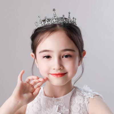 Παιδικό Στέμμα Τιάρα Πριγκίπισσας Κοριτσιών Στέμμα Κρύσταλλο Elsa Στέμμα Κορδέλα Μαλλιών Κοριτσιών Φουρκέτα Μαλλιών Πασαρέλα Γενέθλια Αξεσουάρ Μαλλιών